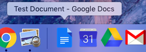 how do you put google drive app for mac on doc